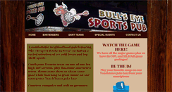 Desktop Screenshot of bullseyesportspub.com